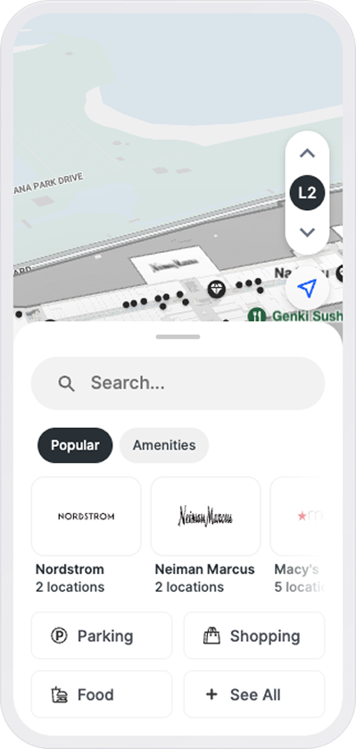 Mappedin map and mobile app