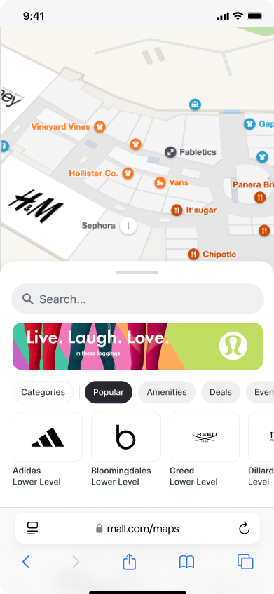 New UI — default state